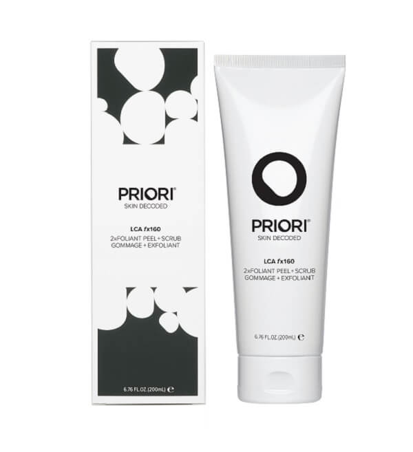 PRIORI 2xfoliant Peel+Scrub LCA 120ml