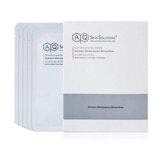 AQ Skin Solutions Intensive Moisturising Repair Masks -Pack of 5