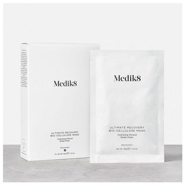 Medik8 Ultimate Recovery™ Bio-Cellulose Mask with box