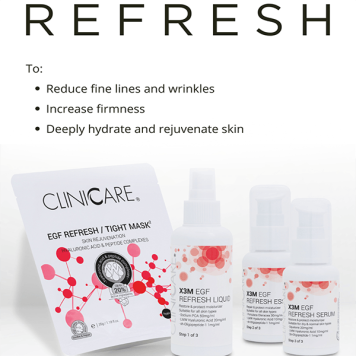 Cliniccare REFRESH 3 Step Collection + FREE MASK 