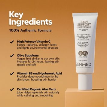 ZENMED Skin Support Moisturizer - SAME FORMULA - PACKAGE CHANGE