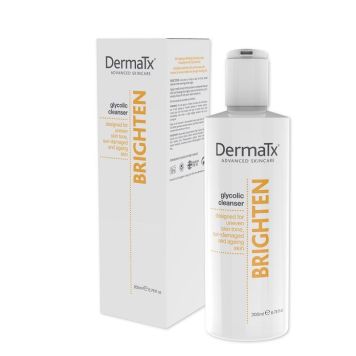 DermaTx Brighten Glycolic Cleanser & carton