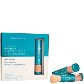 Colorescience Sunforgettable Brush On Sunscreen SPF 50 3-Piece Multipack