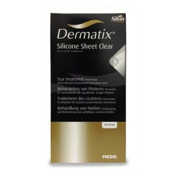 Dermatix Silicone Sheet CLEAR 4cm x 13 cm 