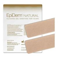 Biodermis Epi-Derm Silicone Gel Long Strip FABRIC (1 Pair) (3.60  x 29.0 cm) 