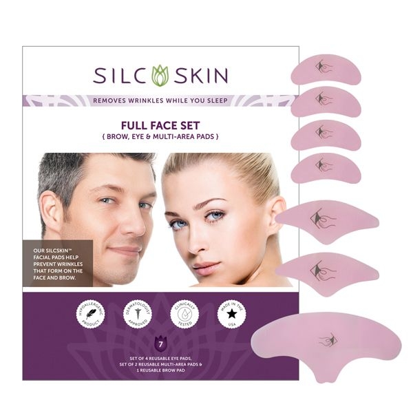 SilcSkin Facial Pads (Full Face Set: Brow, Eye & Multi Area Pads)