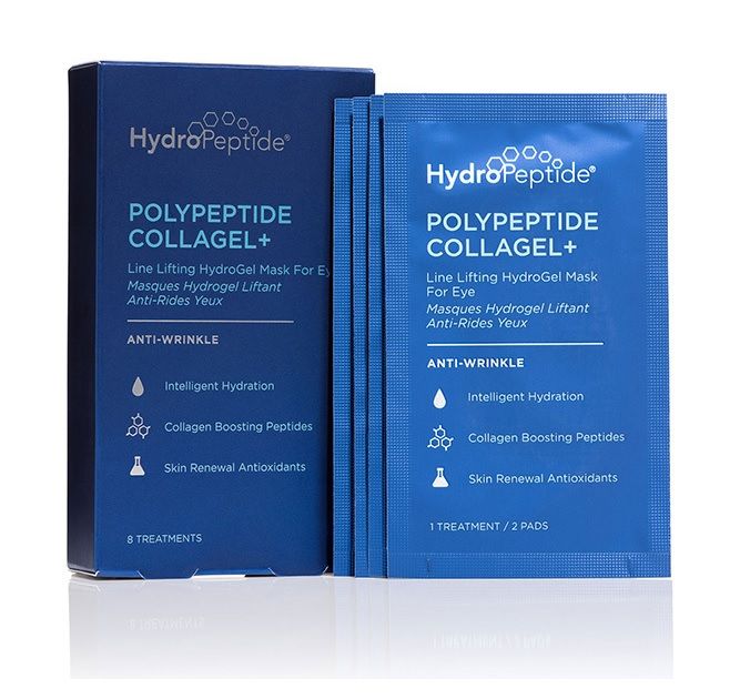 HydroPeptide Polypeptide Collagel+ Eye Masks 8 pack