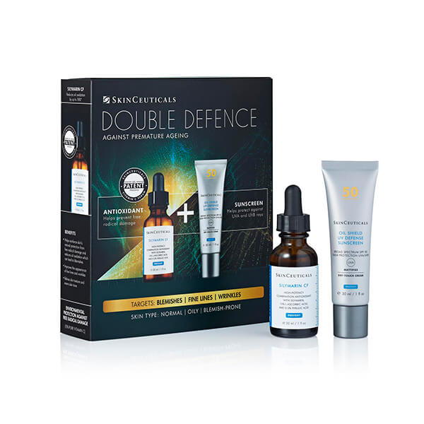 SkinCeuticals Double Defence (SilyMarin CF + FREE Oil Shield UV Defence SPF 50​)