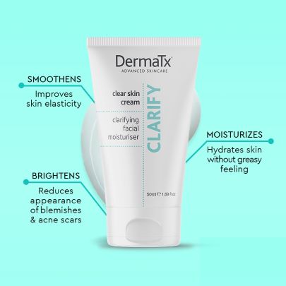 Spend £50 SITEWIDE & recieve a FREE Full-Size DermaTx Clarify Moisturiser (while stock lasts) 