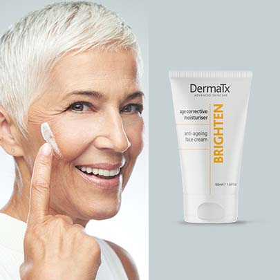 This Weekend Spend £60 SITEWIDE & receive a free DermaTx Full-size Brighten Anti-ageing Moisturiser until stock lasts