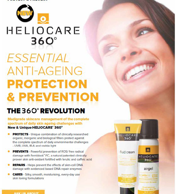 NEW Heliocare 360 - ESSENTIAL ANTI-­AGEING PROTECTION & PREVENTION