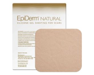 Biodermis  Epi-Derm Silicone Gel Sheet FABRIC (12.0 x 14.5 cm) 