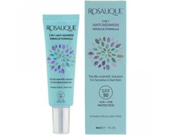 Rosalique 3 in 1 Anti-Redness Miracle Formula SPF 50