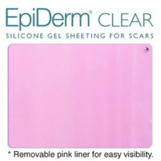 Biodermis  Epi-Derm Silicone Gel Sheet CLEAR (12.0 x 14.5 cm) 