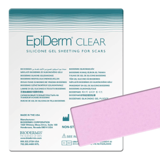 Biodermis Epi-Derm Silicone Gel C-Strip CLEAR (3.6 x 15cm)