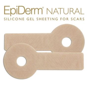 Biodermis Epi-Derm Silicone gel sheeting Areopexy FABRIC (1 Pair- Right and Left) 