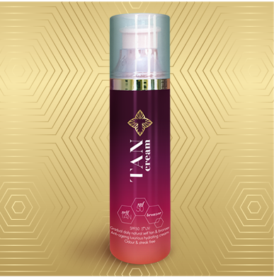 TANCREAM - PREMIUM SUN PROTECTION  SPF50  5* UVA SUNCREAM SELF TAN BRONZING LOTION